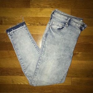 Pacsun Distressed Mid Rise Jeans